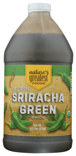 Natures Greatest Foods Sriracha Green Org