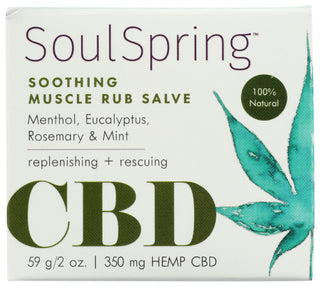 Soulspring Salve Muscle Rub Cbd350mg