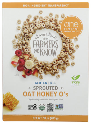 One Degree Cereal Sprtd Oat Hny Os