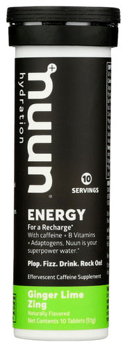 Nuun Energy Ginger Lime Zing