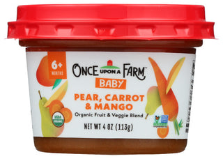 Once Upon A Farm Baby Food Pear Crrt Mngo