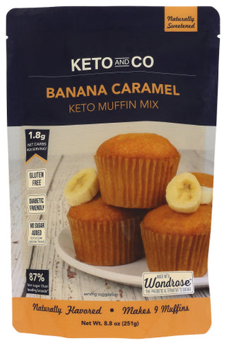 Keto & Co Mix Muffin Banana Caramel