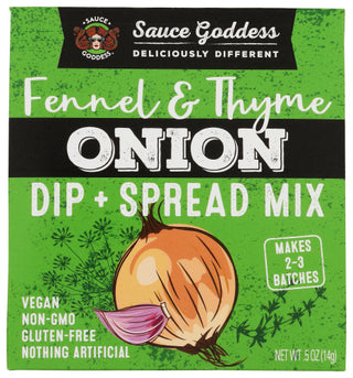 Sauce Goddess Mix Dip Onion Spread