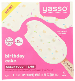 Yasso Bar Yogurt Birthday Cake