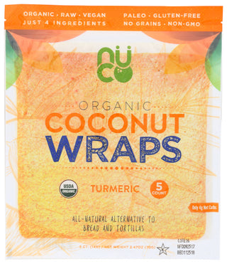 Nuco Wrap Ccnut Turmeric Org