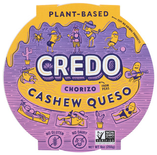 Credo Foods Queso Cashew Chorizo