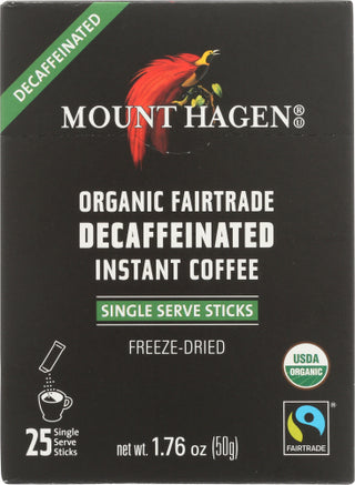 Mount Hagen Coffee Instant Stck Decaf