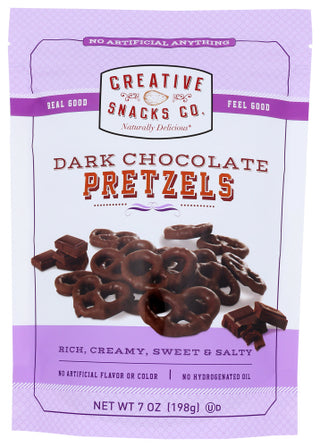 Creative Snacks Pretzels Drk Choc Enrobed