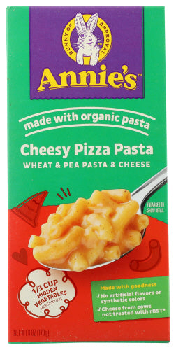Annies Homegrown Pasta Chesy Pizza N Peas