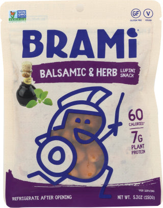 Brami Lupini Snack Bean Balsamic N Herb