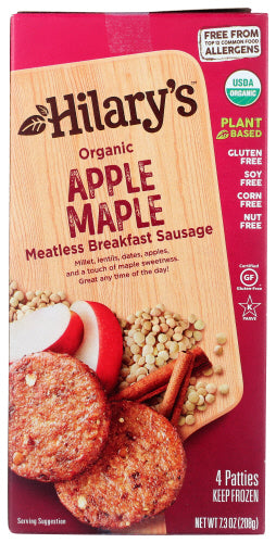 Hilarys Eat Well Sausages Brkfst Apple Mpl