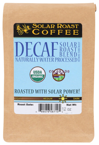 Solar Roast Coffee Llc Coffee Wb Decaf Blend