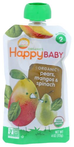 Happy Baby Stage2 Spnch Mango&pear Org