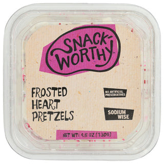 Snackworthy Pretzels Frosted Heart