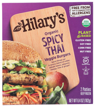 Hilarys Eat Well Burger Spicy Thai