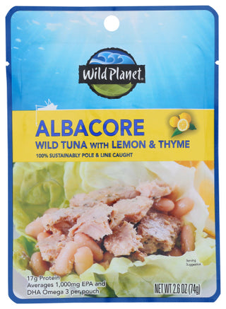 Wild Planet Pouch Albacore Lmn Thyme