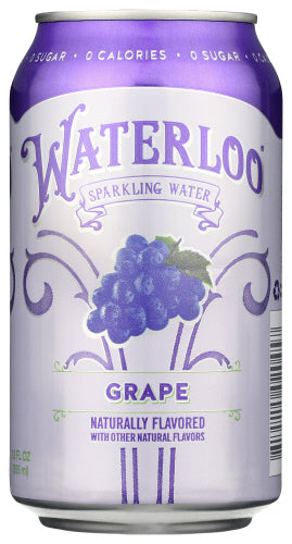 Waterloo Sparkling Water Water Sparkling Grape 8pk