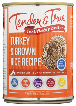 Tender And True Dog Fd Wet Trky Brwn Rice