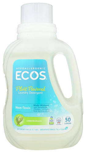 Ecos Lndry Lemongrass 50z