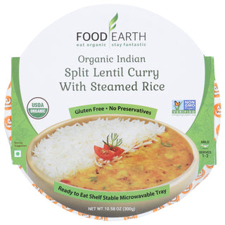 Food Earth Entree Lentil Curry Rice