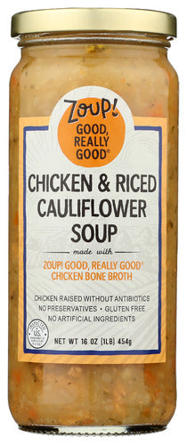 Zoup Good Really Soup Chicken Cauliflower