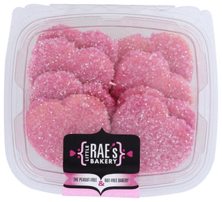 Little Raes Bakery Cookies Pink Heart 12ea