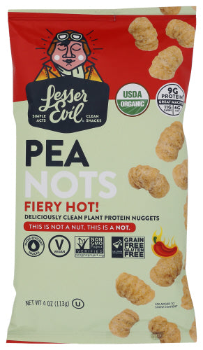 Lesser Evil Peanots Fiery Hot