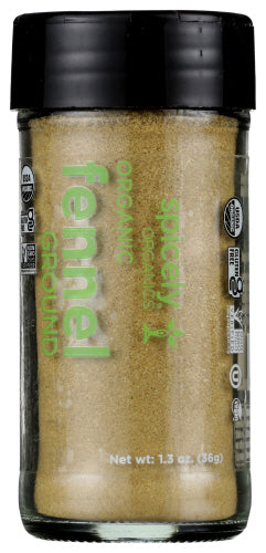 Spicely Organics Fennel Org Grnd Jar