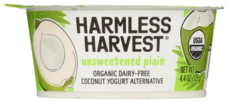 Harmless Harvest Yogurt Cup Df Plain