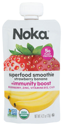 Noka Smoothie Strwbry Bnana 4p