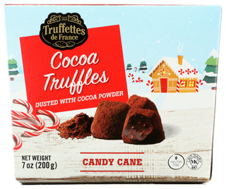 Chocmod- Truffettes De France Truffles Candy Cane Cocoa