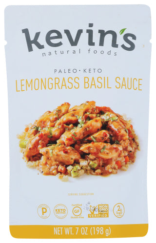 Kevins Natural Foods Sauce Lemongrass Basil