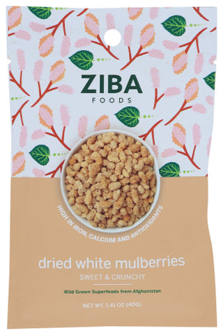Ziba Foods Mulberrie Dried Whte Hndu
