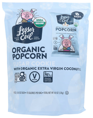 Lesser Evil Popcorn Easter Sugar Ckie
