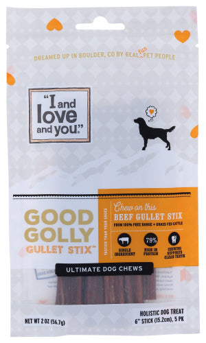 I&love&you Dog Trt Glly Gullet Stcks