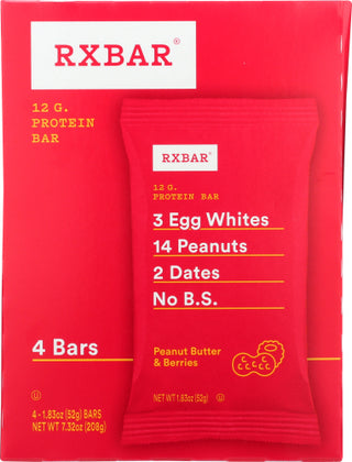 Rxbar Bar Pnut Btr N Berrie 4pk
