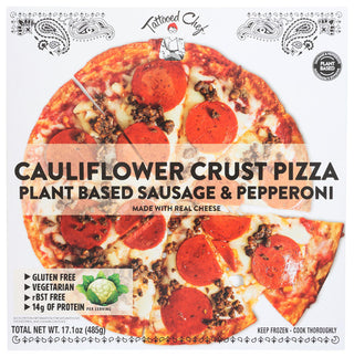 Tattooed Chef Pizza Cauli Pb Sausg Pepp