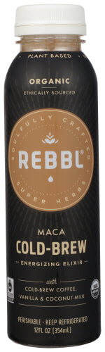 Rebbl Inc Elixr Maca Cold Brew Org