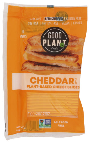 Good Planet Foods Chs Cheddar Sliced Pb