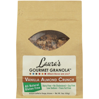 Lauras Gourmet Granola Granola Vanilla Almond