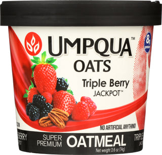 Umpqua Oats Oatmeal Cup Triple Berry