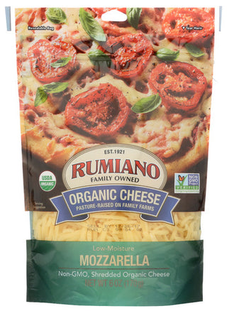 Rumiano Family Cheese Mozzarla Shred Org