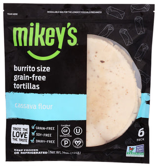 Mikeys Tortilla Burrito Size