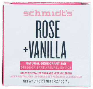 Schmidts Deodorant Rose Vanilla