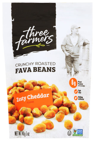 Three Farmers Foods Inc Beans Rstd Fava Zsty Chdr