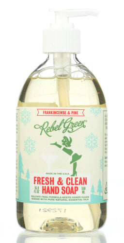 Rebel Green Soap Hand Frnkncns N Pine