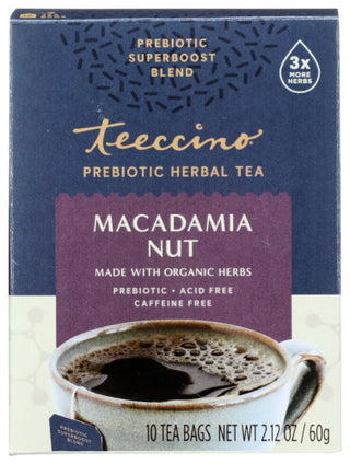 Teeccino Tea Macadamia Nut Prebiot