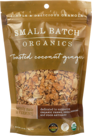 Small Batch Organics Granola Tstd Ccnut Ginger