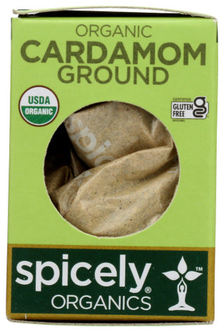 Spicely Organics Spice Cardamom Ground Box