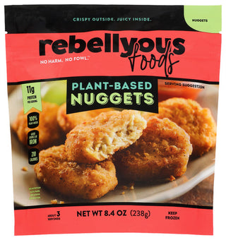 Rebellyous Foods Nuggets Plant Based